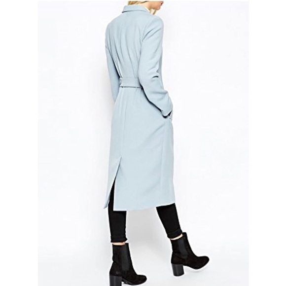 NWT Blue Trenchcoat - Picture 4 of 12